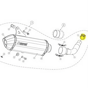 Brida inoxidable Akrapovic...