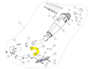 Colectores Akrapovic H-Y2ME13