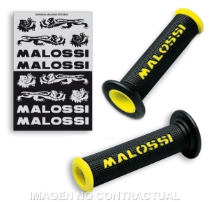 Puños Malossi Logo Amarillo...