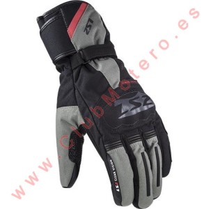 LS2 SNOW MAN GLOVES NEGRO GRIS