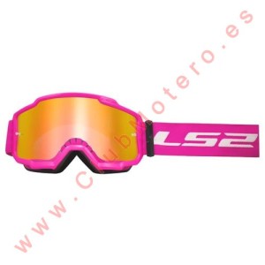 LS2 CHARGER GOGGLE ROSA...