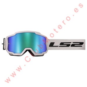 LS2 CHARGER GOGGLE BLANCO...