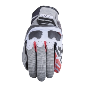 GUANTES FIVE TFX4 GRIS / ROJO