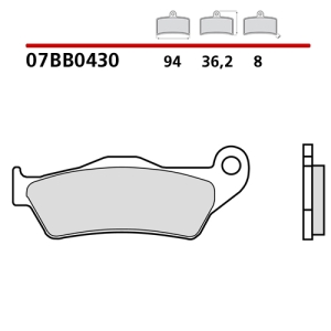 Pastillas de freno Brembo...