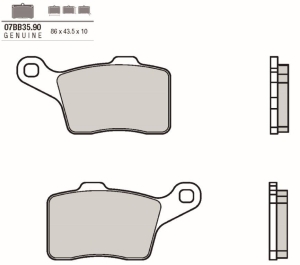 Pastillas de freno Brembo...