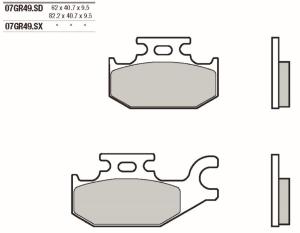 Pastillas freno Brembo...