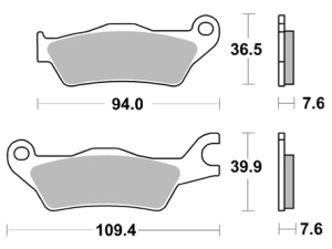 Pastillas freno Brembo...