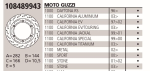 Disco BREMBO Genuine  GUZZI...